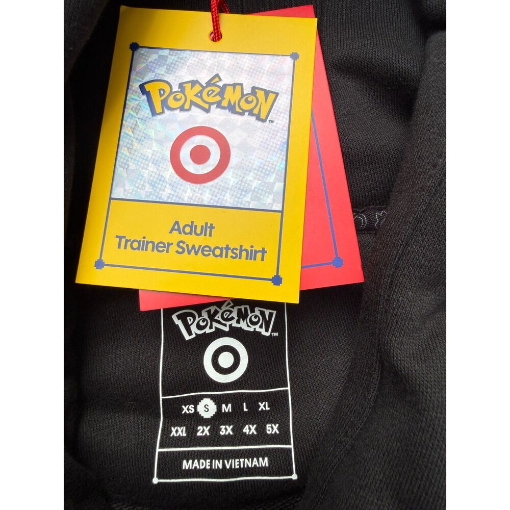 NEW Pokémon x Target Exclusive Gotta Catch ‘em All Hoodie Adult S Black IN HAND - Picture 5 of 5